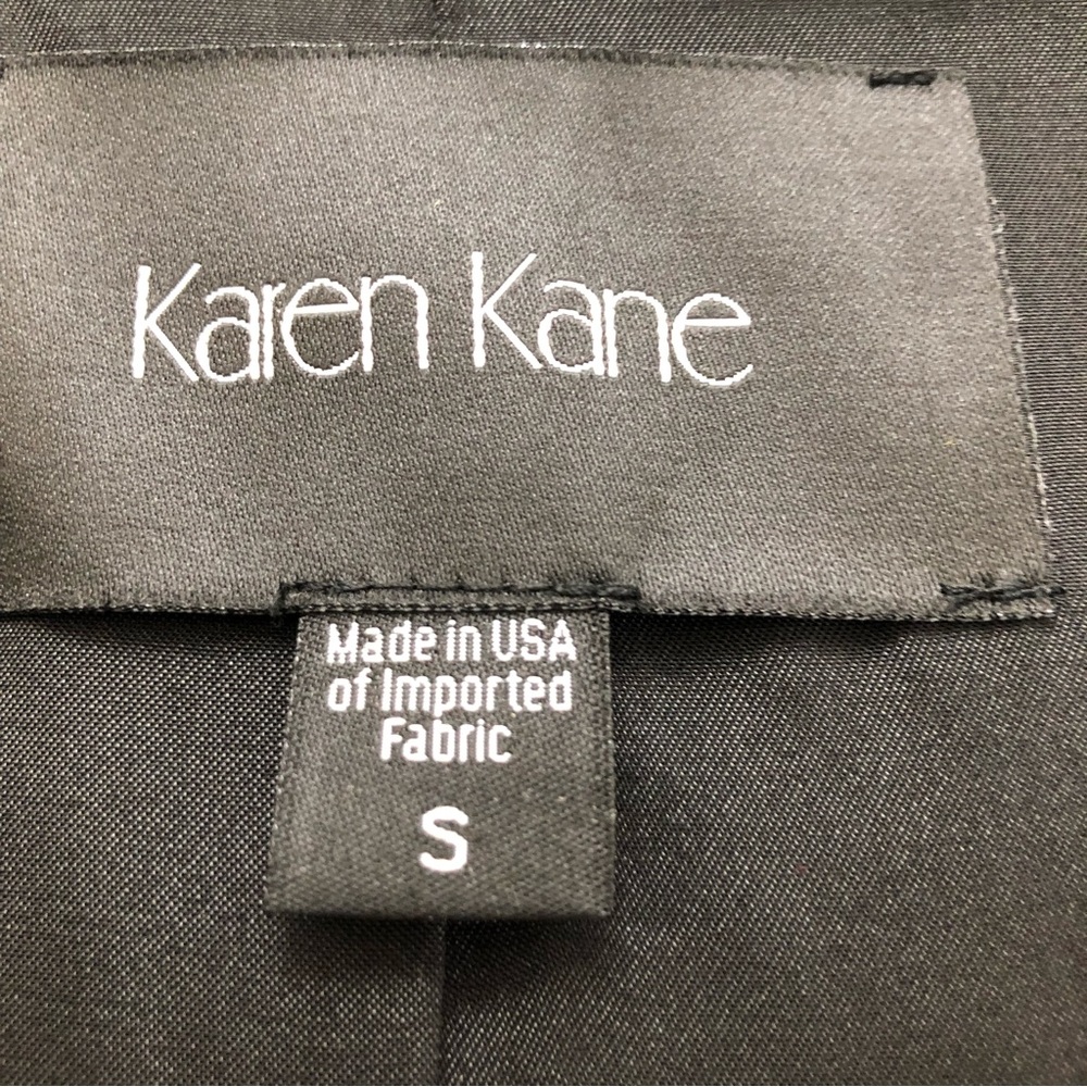Karen Kane Long Sleeve Faux Fur Shawl Collar Jacket Women's Size S Camel - Picture 7 of 9
